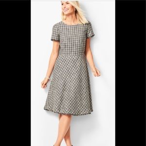 Talbots Boucle fit and flare dress 
12 Petite-Chanel style